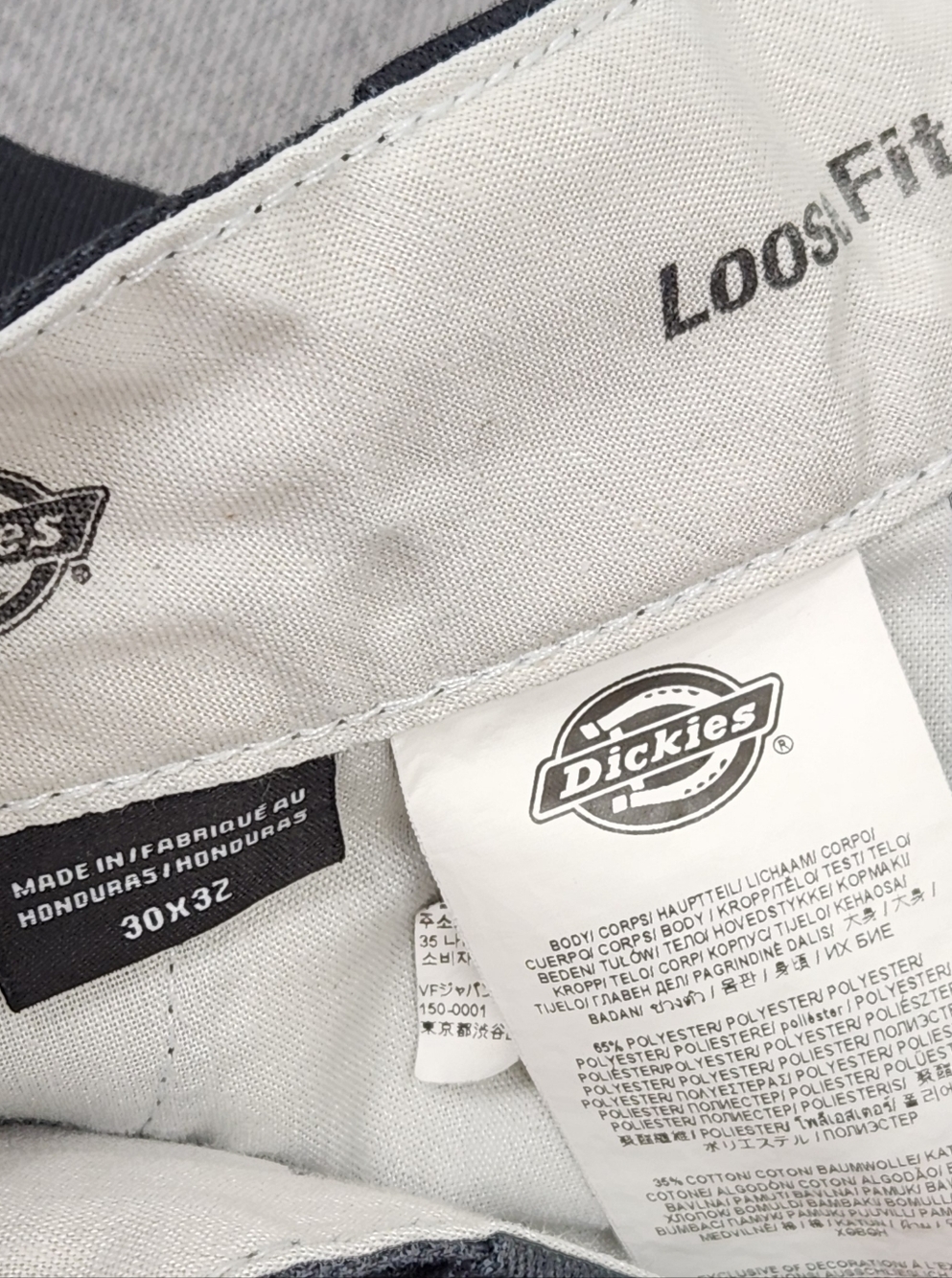 Dickies Loose Fit Black Utility Reinforced Knee Pants. 30 × 32 - Picture 5 of 10